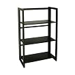 Folding Bookcase Black