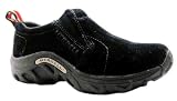 Merrell Boys Jungle Moc Black Suede Easy Slip On Moccasins