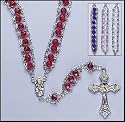 Sapphire Jacob's Ladder Rosary