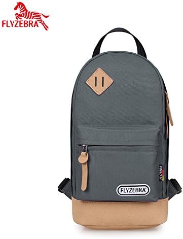 Flyzebra® FBK3001 Unisex Durable Cross Body Chest Pack Bag for Hiking Cycling Fishing Shoulder Sling Grey