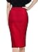 Missmay Women's Vintage Navy Style Split Side Wiggle Pencil Skirt