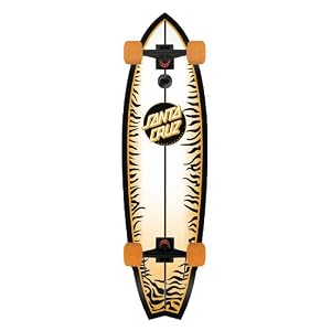 Santa Cruz Skate Tiger Shark Sk8 Complete Skate Boards, 10.0 x 36-Inch by