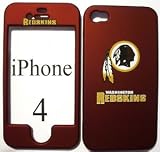 Licensed Washington Redskins football Apple iPhone 4 Faceplate Hard Cell Protector Case Housing Cover Snap On NEW !!