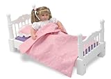 Melissa & Doug Deluxe Wooden Doll Furniture - Bed
