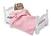 Melissa & Doug Deluxe Wooden  Doll Bed