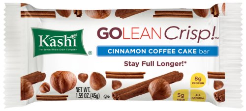 Kashi GOLEAN Bar Crunchy! Cinnamon Coffee Cake, 12 - 1.59-Ounce Bars