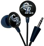 NEW IHIP MLF10169COL COLORADO ROCKIES EARBUDS MLB PRINTED LOGO - MLF10169COL