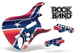 Rock Band Guitar Skin, Fits Xbox 360 / PS3 (Stratocaster Guitar) Rebel Flag