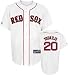Kevin Youkilis Jersey: Youth 2010 Majestic Home White Replica #20 Boston Red Sox Jersey