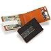 Personalized Metro Smooth Brown Leather Credit Card Wallet Engraved Metal Money Clip Holder Combo - Executive Style