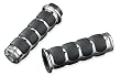 Kuryakyn ISO-Grips with Chrome Accent Rings without Throttle Boss 6205