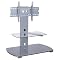 Universal Plasma TV Stand - Matte Silver