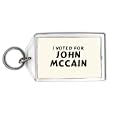 I voted for John McCain Keychain