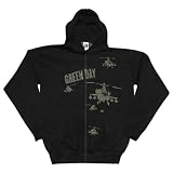 Buy Green Day - Aircraft Zip Hoodie by Red Rocket
