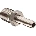 Parker 316 Stainless Steel Barb Connector To Male Pipe 1/4" Hose Barb 1/4" Male NPT