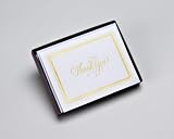 Framed in Gold Thank You Notes