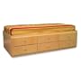 Gothic Cabinet Craft Unfinished Wood Full Storage Platform Bed With Six Drawers
