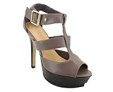 Strappy T-Strap Platform