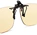Eagle Eyes StimuLight ClipOn Sunglasses -Universal Larger Square Lense Low-Light Vision Boosters
