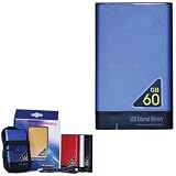 Memory Kick 60GB Pocket Hard Drive, 4200rpm, USB 2.0 - Blue