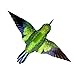 HQRP Solar Powered Flying Fluttering Hummingbird Colibri for Garden Plants Flowers/Patio Landscape Outside Decor + Sun Meter