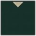 25 Dark Green Linen 80# Cover Paper Sheets - 12