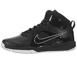 Nike Team Hustle D 6 (Kids) - Black / Black-White, 4 M US