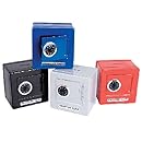 Frontier Safe - Steel Safe with Combination Lock and Coin Slot (Blue,Black, Red, Purple)