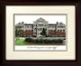 The Catholic University of America Alma Mater Alma Mater 14x18 Lithograph in Mahogany Frame