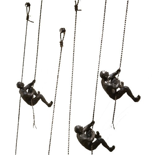 Global Views Climbing Man Wall Sculpture