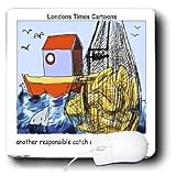 Londons Times Offbeat Cartoons Play On Words - Dolphin-Safe Tuba - Funny Musical Instruments Cartoons - Mouse Pads