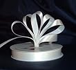 Ribbon - Satin Ribbon- 5/8" Single Face 50 Yards (150 FT) - White - Sewing - Craft - Wedding Favors