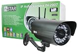 Original INSTAR® IN-2907 (schwarz) IP Kamera Camera WLAN 54 MBit Wetterfest + Nachtsicht + 5DB Antenne / Ganz neu jetzt mit Internetadresse auf deutschen Servern / Cloud Recording Aufnahme in der Cloud / erweiterbar mit Weitwinkel Objektiven und patentier