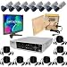 Video Security System with 8 Pro Cameras and DVR, iPhone Compatible