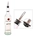 CoZroom Stainless Steel Liquor Pourers Bottle Pourers with Tapered Spout for Liquors and Spirits or Olive Oil Pack of 12