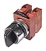 Non-Illum Selectr Swtch, 22mm, 3 Pos, Keyd