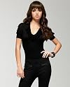 bebe Powder Room Ruffle Top