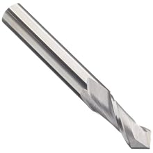 Melin Tool AMG-DP Carbide Drill Mill, Uncoated (Bright) Finish, 30 Deg Point Angle, 2 Flutes, 2.5" Overall Length, 0.375" Cutting Diameter, 0.375" Shank Diameter
