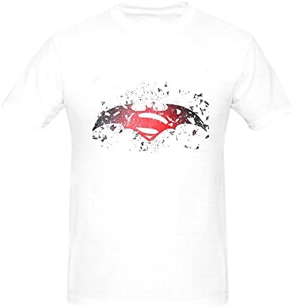 Dolla Men Batman Dark Knight Crew T-Shirt White M