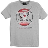 Ed Hardy Flying Ace Basic S/S T-Shirt - Men's ( sz. XXL, Heather Grey )