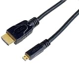 Fosmon Micro HDMI High Speed Male to HDMI Male Cable (5 Ft)
