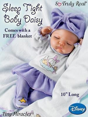 ASHTON DRAKE SO TRULY REAL DISNEY TINY MIRACLES BABY DAISY DOLL