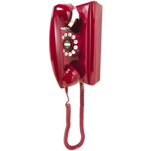 Crosley 302 Red Wall Phone (CR55-RE)