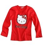 Hello Kitty Langarmshirt rot