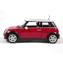 2001 Mini Cooper diecast model car 1:18 scale die cast by Maisto - Sunroof Red