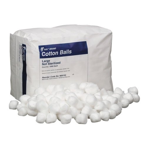 Buy Tidi Products 969152 Cotton Balls, Large, 2000 Count, White