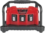 Milwaukee 48-59-0260 Multi-Bay 12-Volt to 18-Volt Slide Style 3 Bay 45 Minute Battery Charger