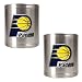 Indiana Pacers NBA 2pc Stainless Steel Can Holder Set - Primary Logo by Great American Products