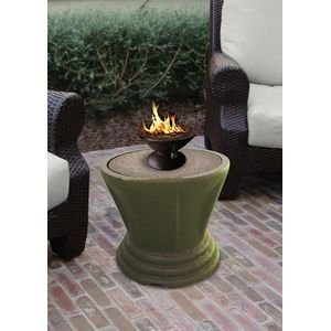 California Outdoor Concepts 8110 Ad Pg7 Bm Sculptured Bistro Table With Brown Capri Round Adobe Gold Reflective Glass Black Mahogany Best Buy Elegance Oriflamme Outdoor Fire