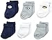 Gerber Baby Boys 6 Pack Variety Socks, All Star, 0-3 Months
